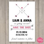 Save the date card