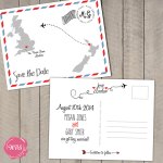 Save the date postcard